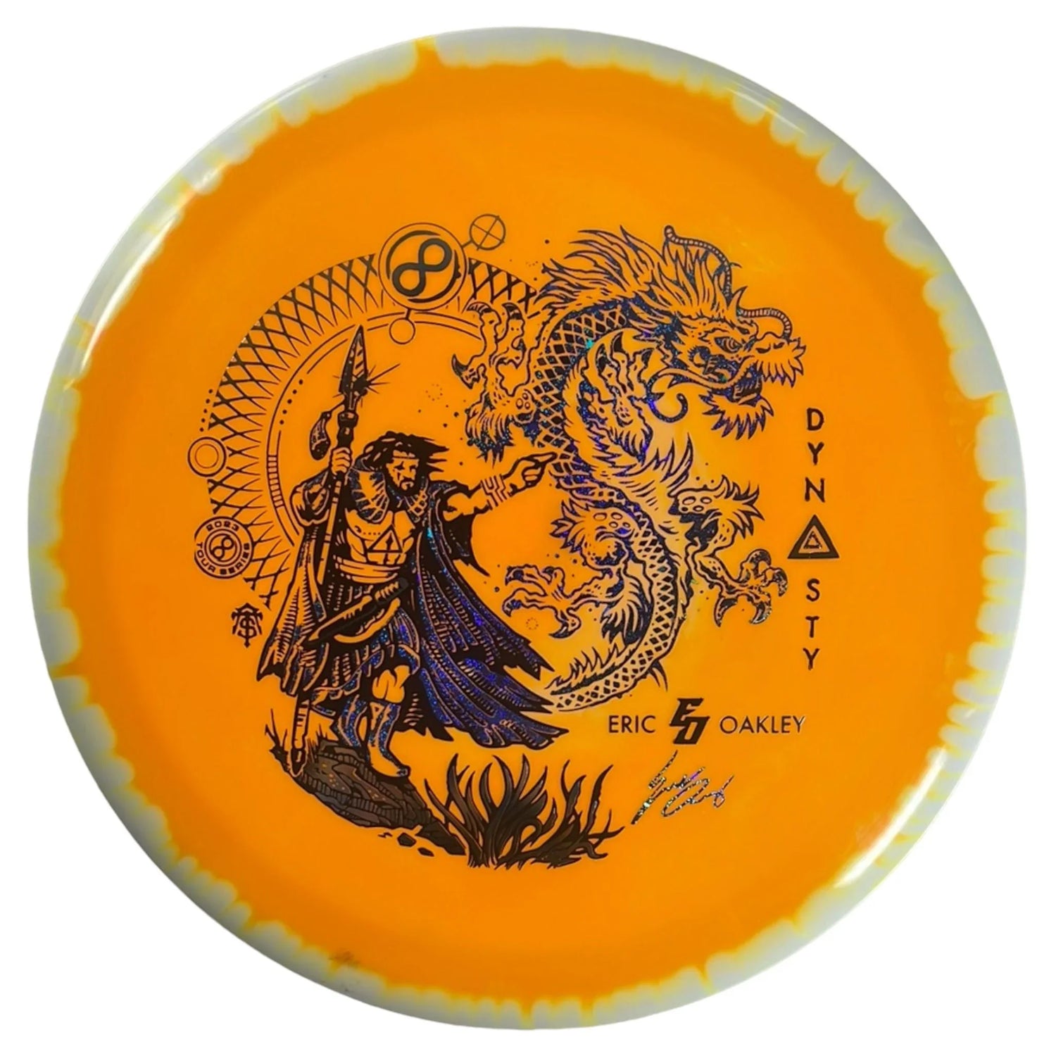Infinite Discs Dynasty | Halo S - Blend | Orange/Blue 173g Disc Golf