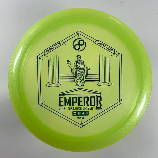 Infinite Discs Emperor | Luster C-Blend | Green/Blue 175g Disc Golf