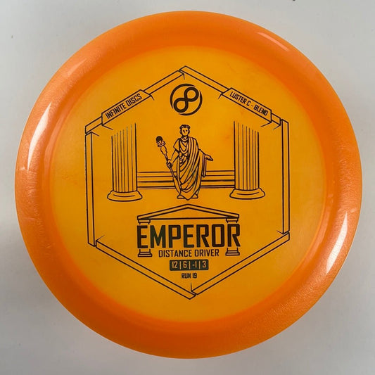 Infinite Discs Emperor | Luster C-Blend | Orange/Blue 171g Disc Golf