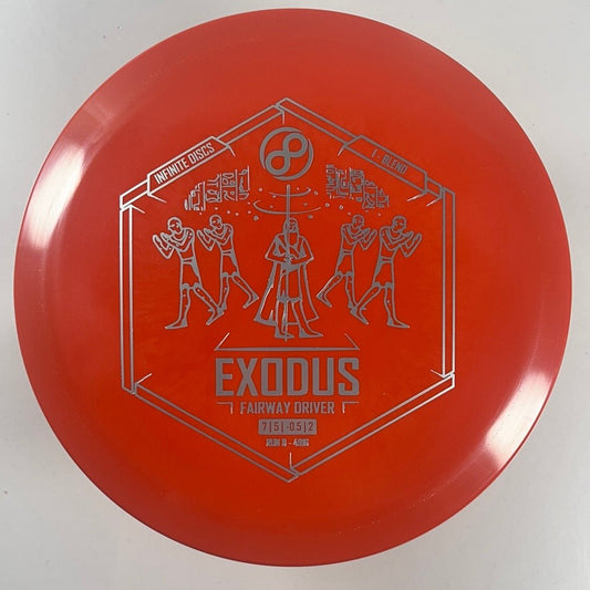 Infinite Discs Exodus | I-Blend | Orange/Silver 171g Disc Golf