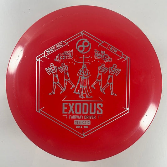 Infinite Discs Exodus | I-Blend | Red/Silver 170g Disc Golf