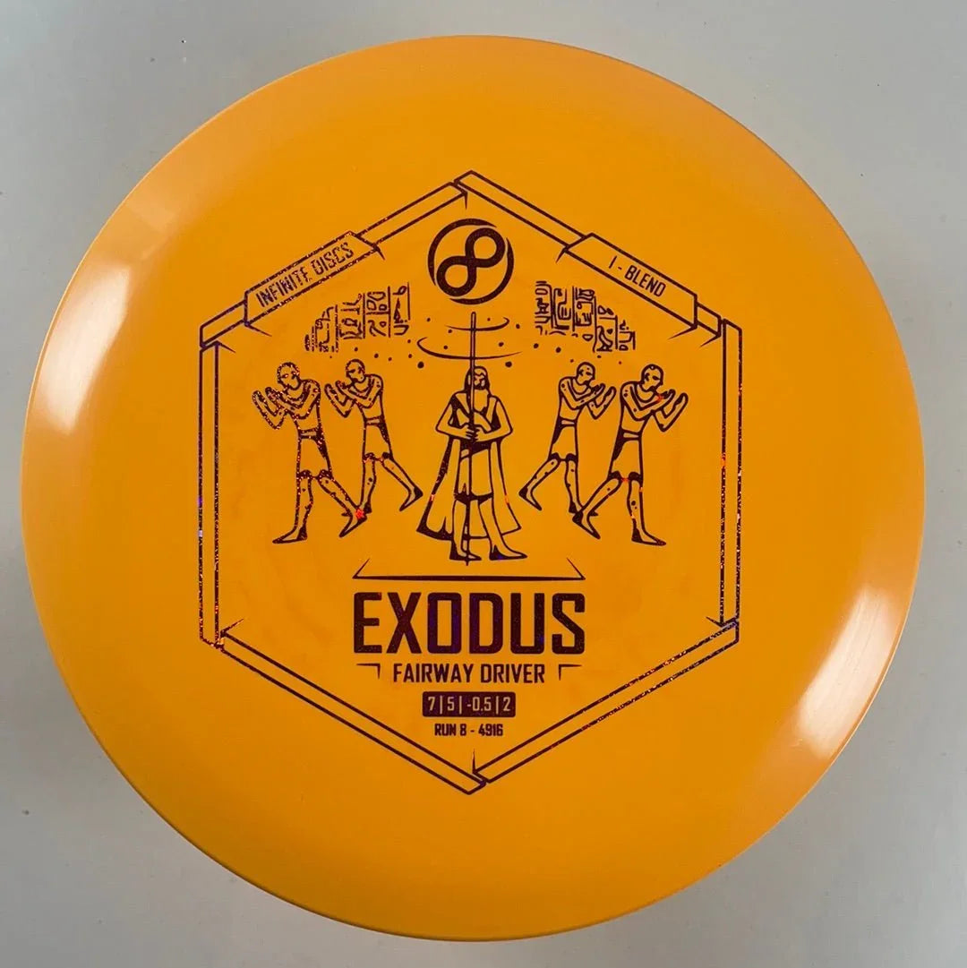 Infinite Discs Exodus | I - Blend | Orange/Pink 166g Disc Golf
