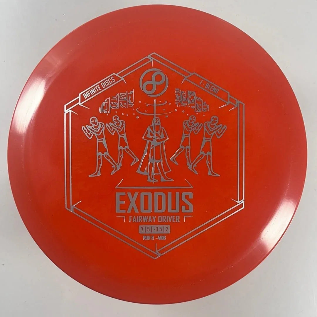 Infinite Discs Exodus | I - Blend | Orange/Silver 171g Disc Golf