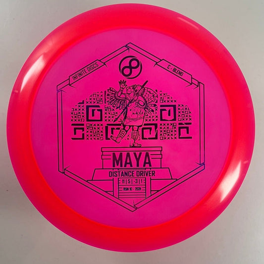 Infinite Discs Maya | C-Blend | Pink/Multi 173g Disc Golf
