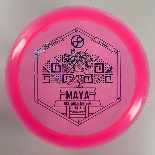 Infinite Discs Maya | C-Blend | Pink/Multi 173g Disc Golf