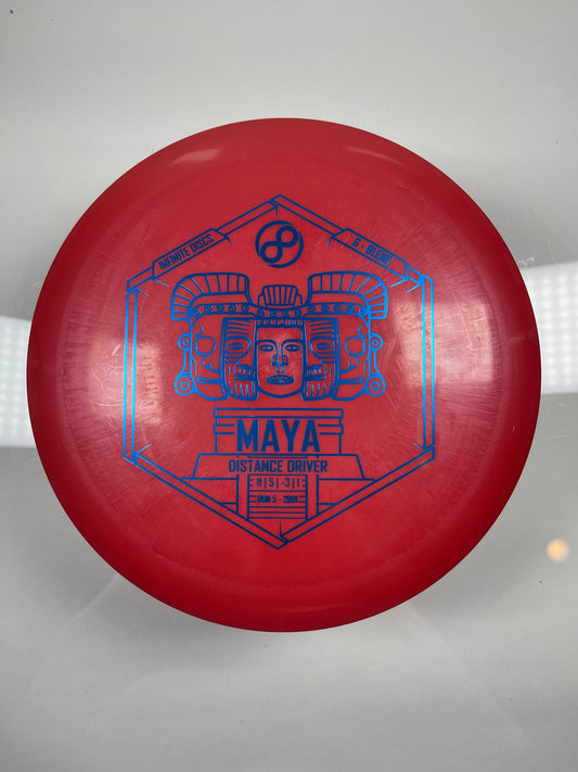 Infinite Discs Maya | G-Blend | Red/Blue 175g Disc Golf