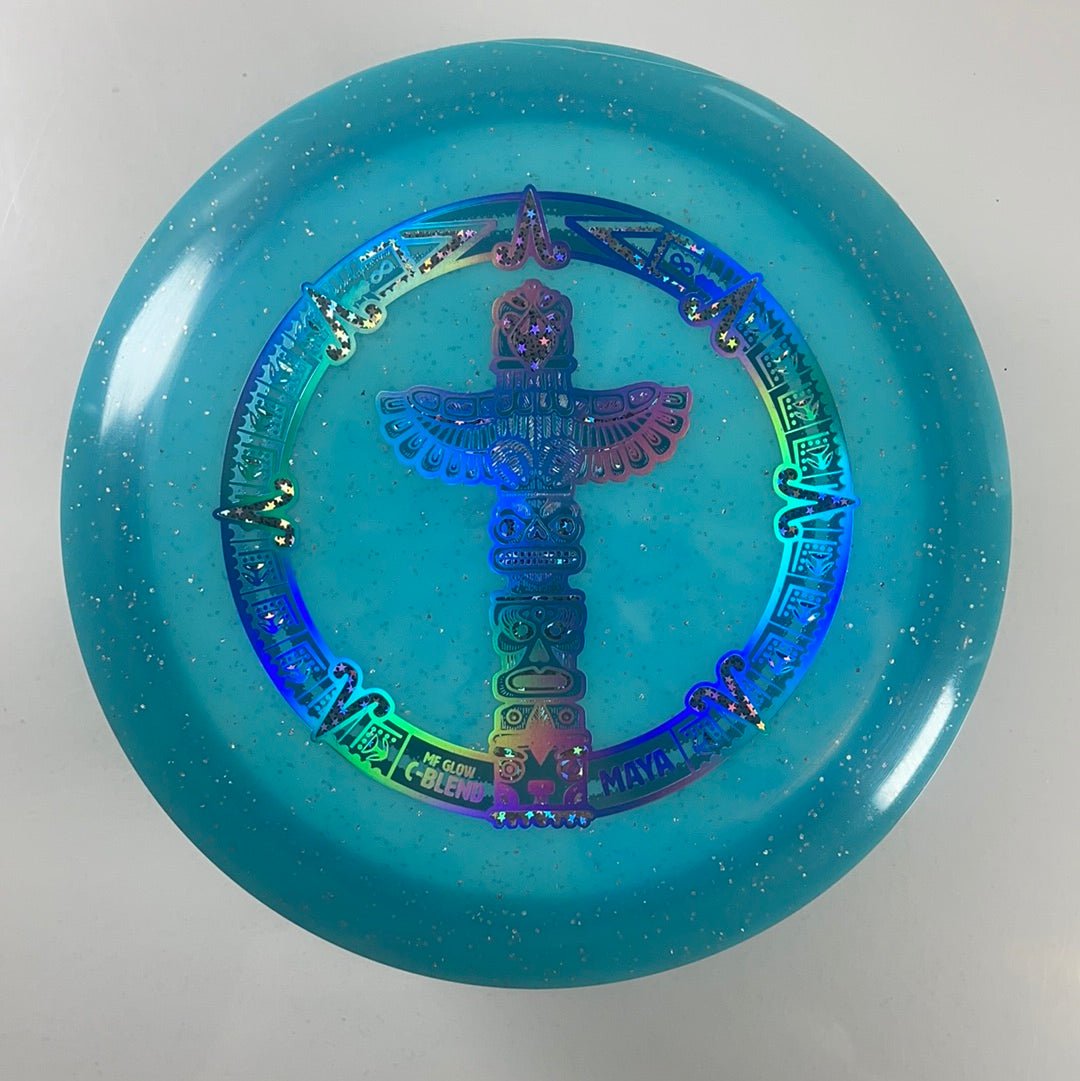 Infinite Discs Maya | Glow C-Blend | Blue/Blue 173g Disc Golf