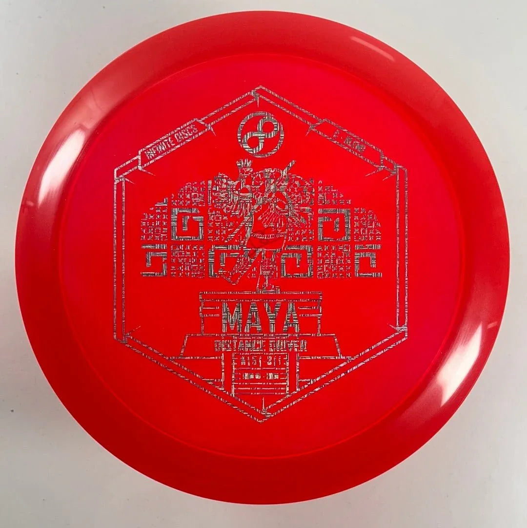 Infinite Discs Maya | C - Blend | Red/Silver 173g Disc Golf