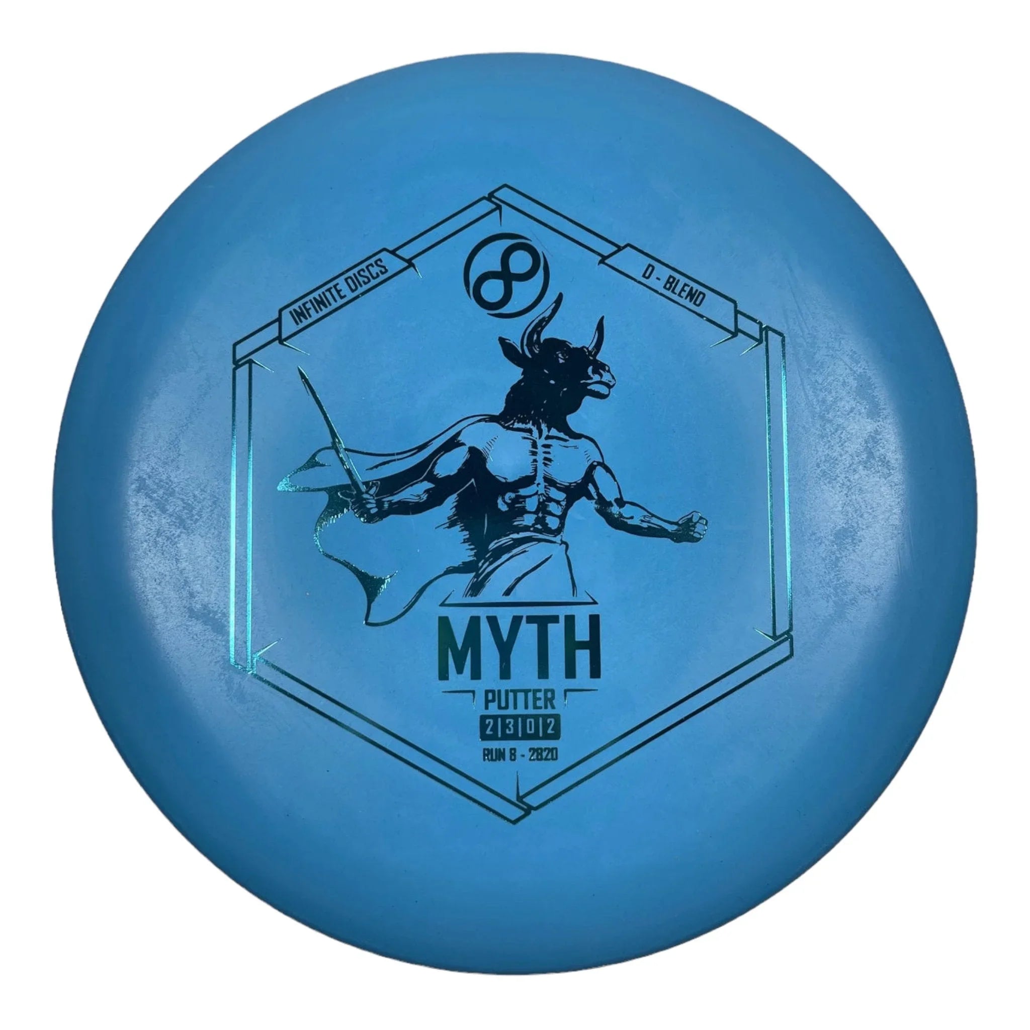 Infinite Discs Myth | D - Blend | Blue/Blue 171 - 175g Disc Golf