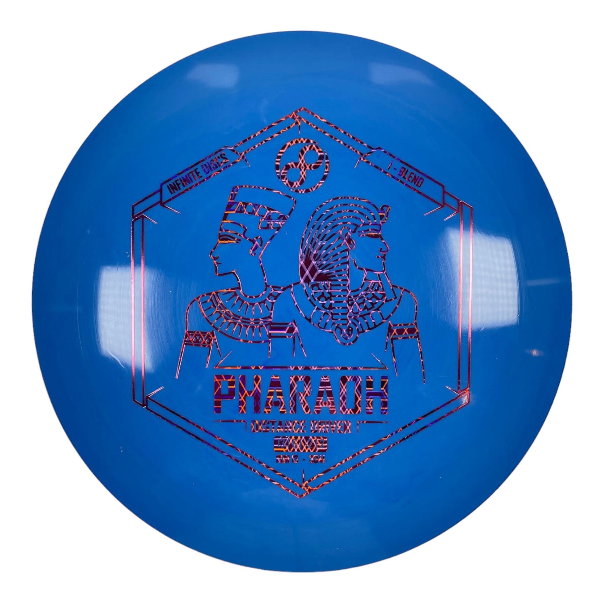 Infinite Discs Pharaoh | I-Blend | Blue/Pink 168g Disc Golf