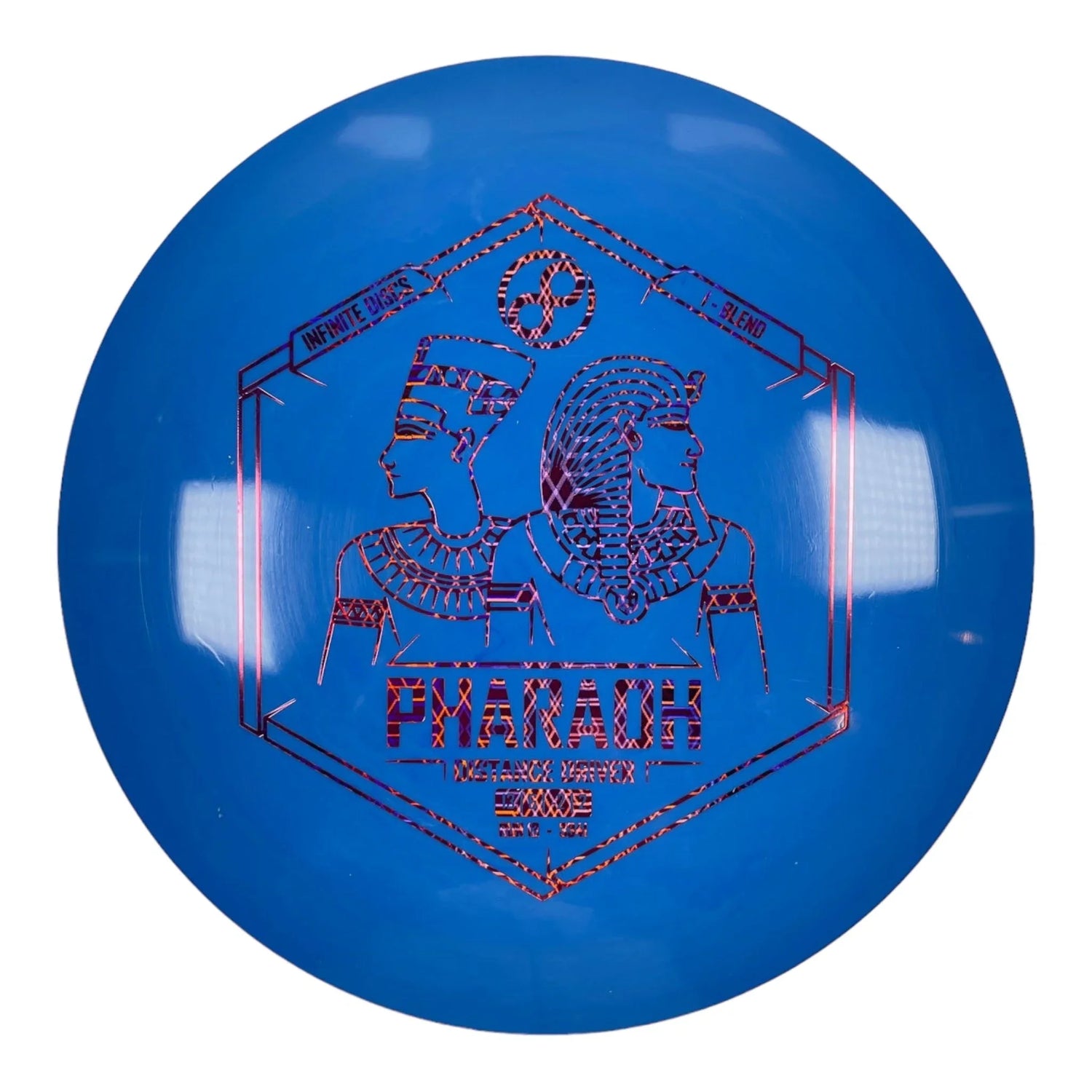 Infinite Discs Pharaoh | I - Blend | Blue/Pink 168g Disc Golf