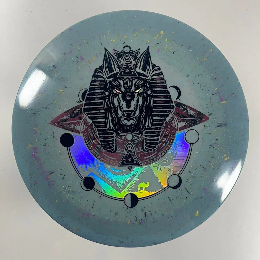 Infinite Discs Pharaoh | Splatter S - Blend | Grey/Pink 173g Disc Golf