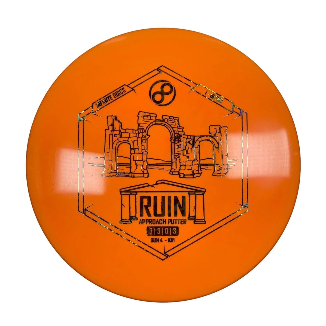 Infinite Discs Ruin | I - Blend | Orange/Multi 170g Disc Golf