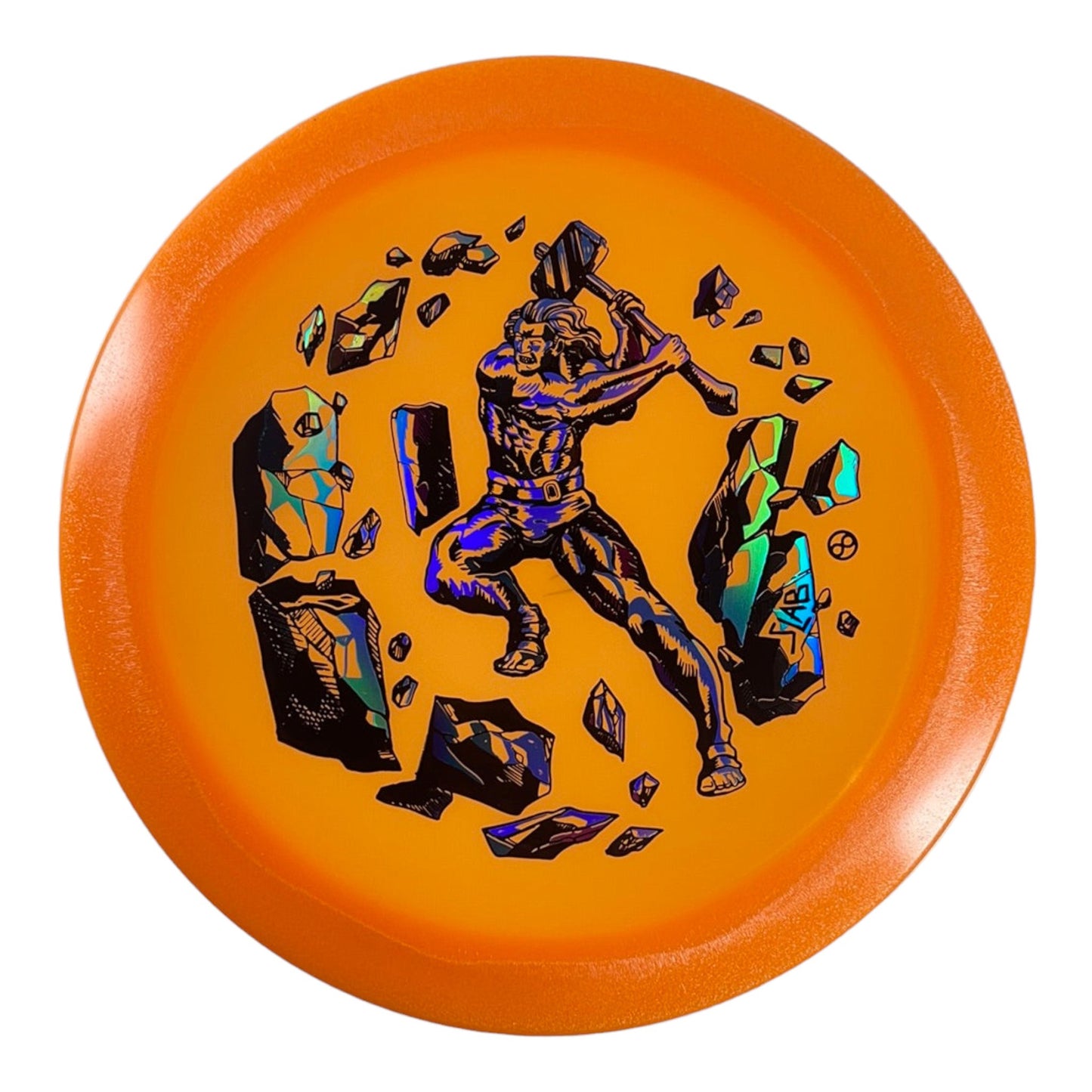 Infinite Discs Slab | C-Blend Glow | Pink/Holo 171g Disc Golf