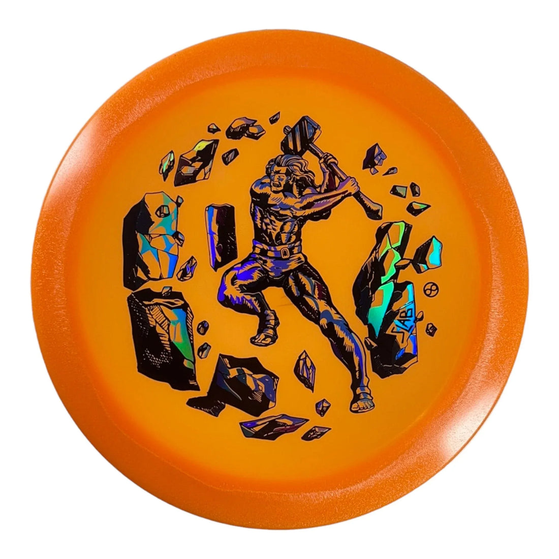 Infinite Discs Slab | C - Blend Glow | Orange/Multi 173g Disc Golf