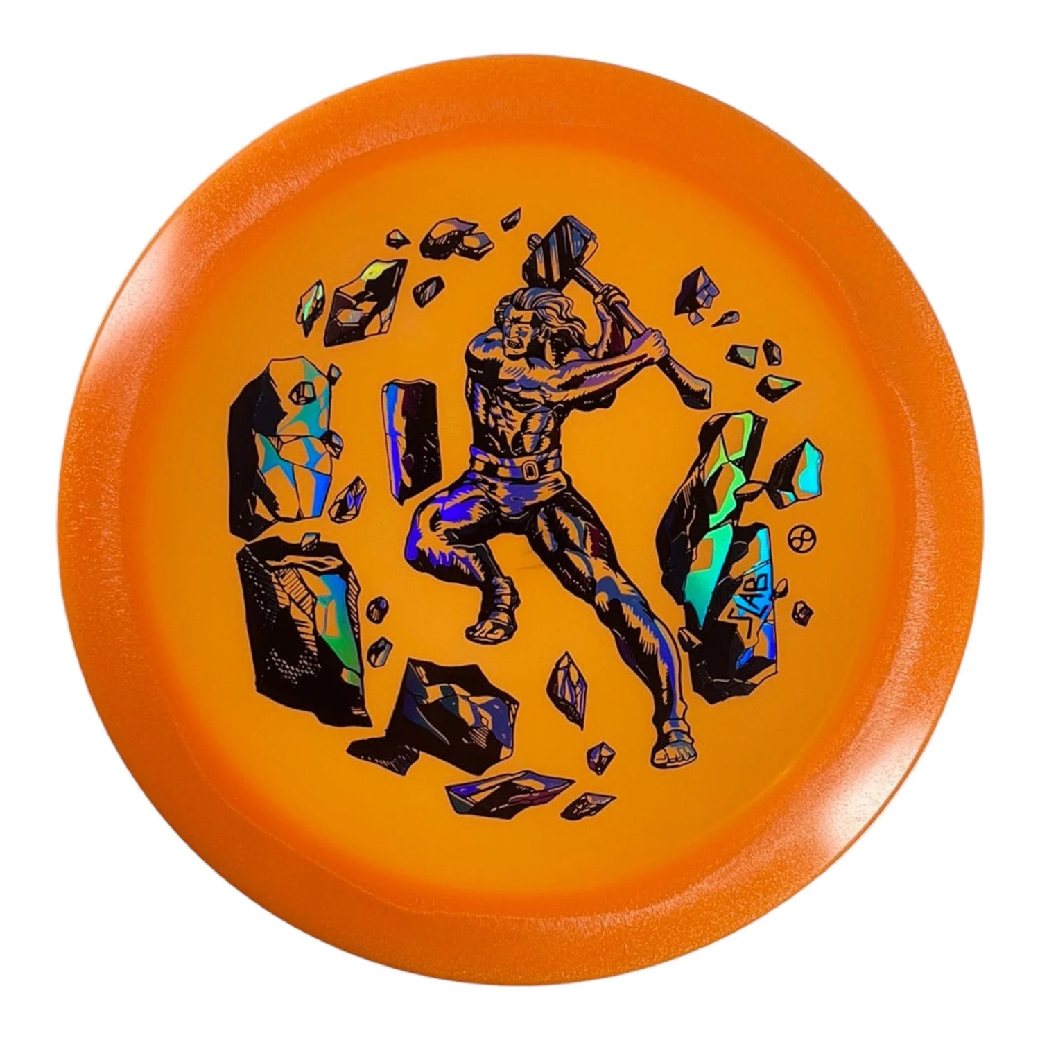 Infinite Discs Slab | C - Blend Glow | Orange/Multi 173g Disc Golf