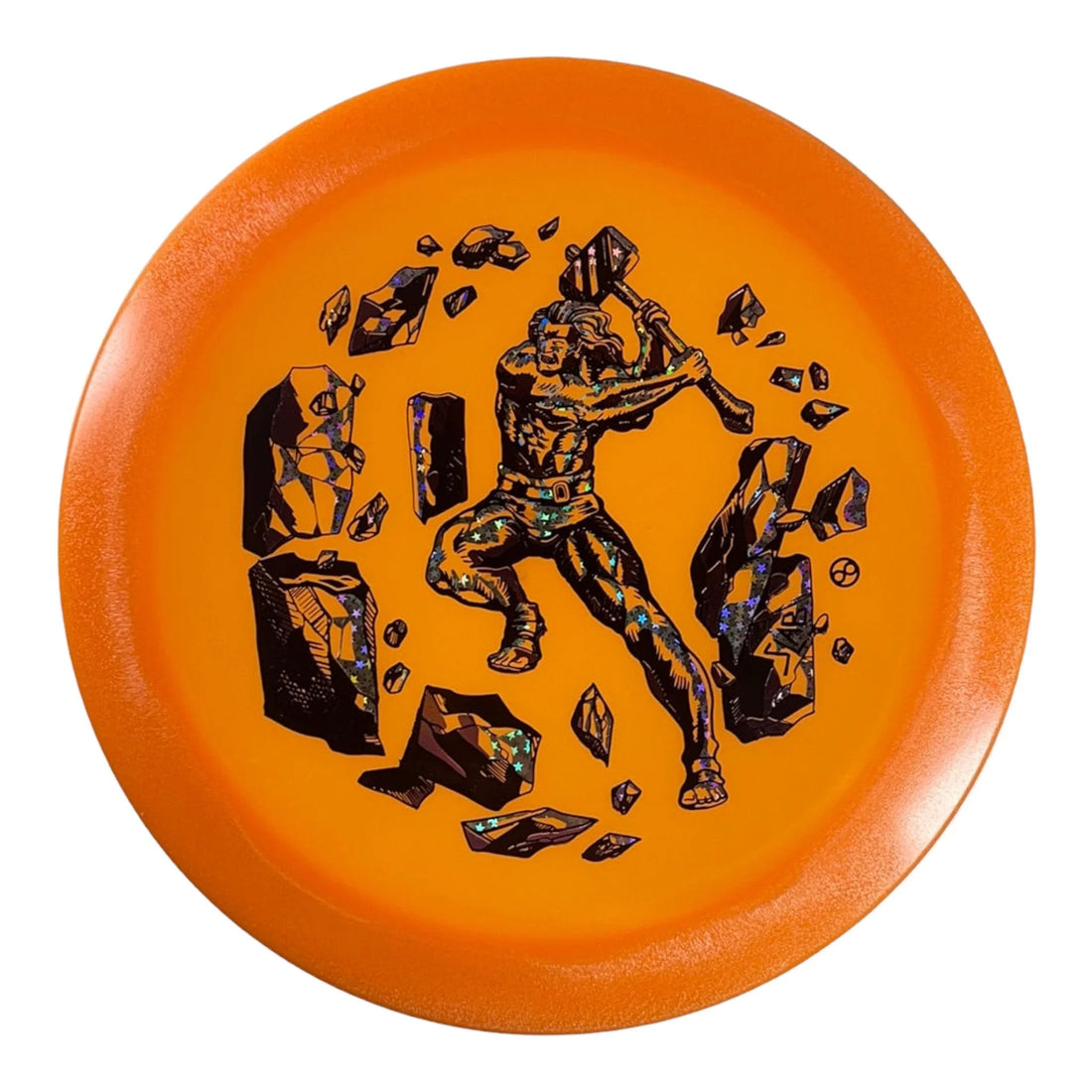 Infinite Discs Slab | C - Blend Glow | Orange/Pink 173g Disc Golf