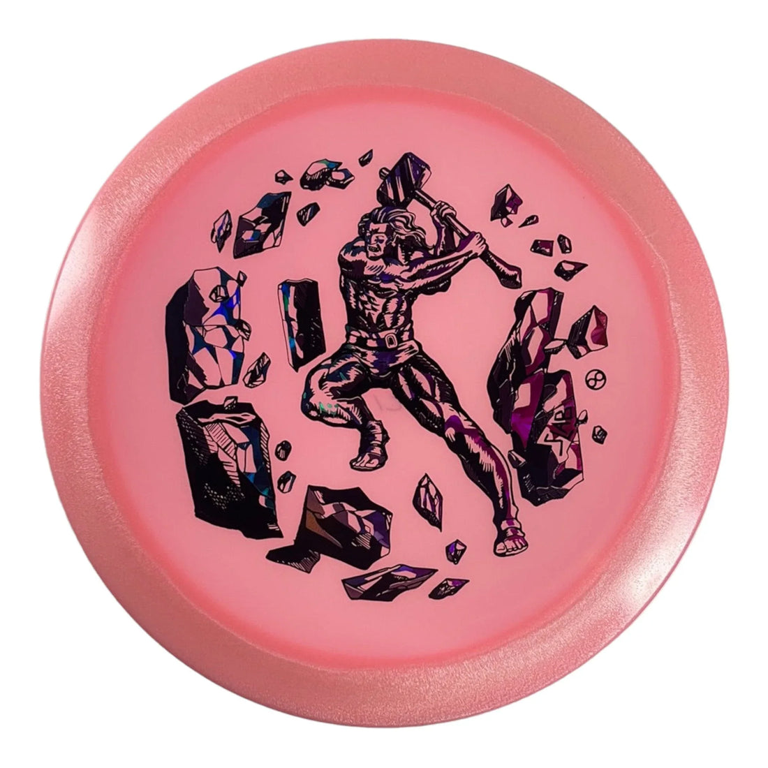 Infinite Discs Slab | C - Blend Glow | Pink/Multi 171 - 172g Disc Golf