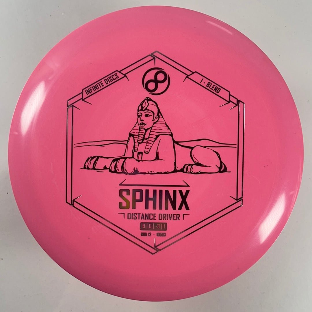 Infinite Discs Sphinx | I-Blend | Pink/Silver 173g Disc Golf