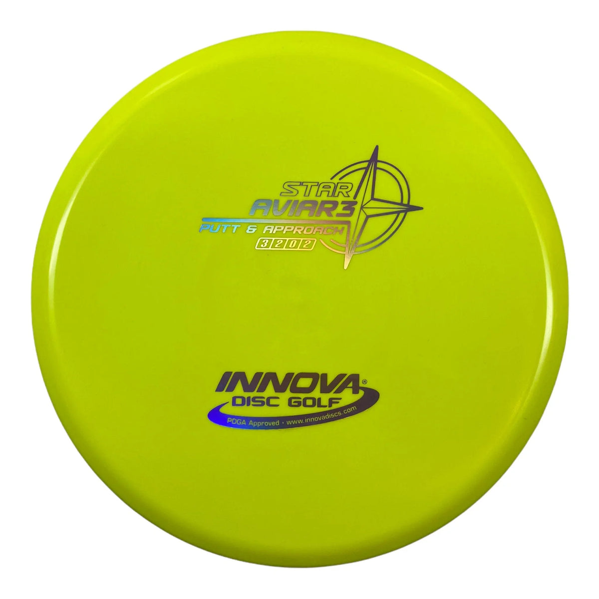 Innova Champion Discs Aviar3 | Star | Yellow/Holo 166g Disc Golf