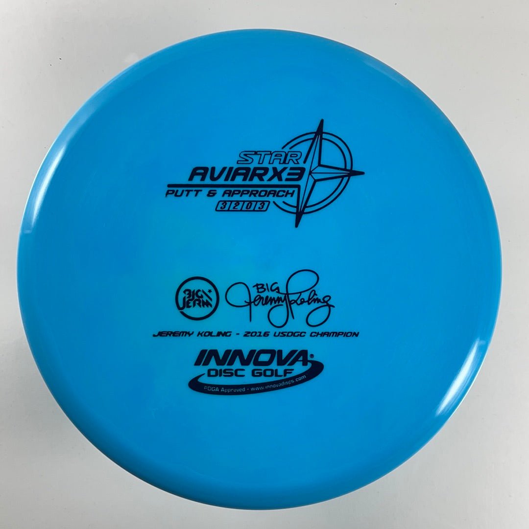 Innova Champion Discs Aviarx3 | Star | Blue/Black 169g (Jeremy Koling) Disc Golf