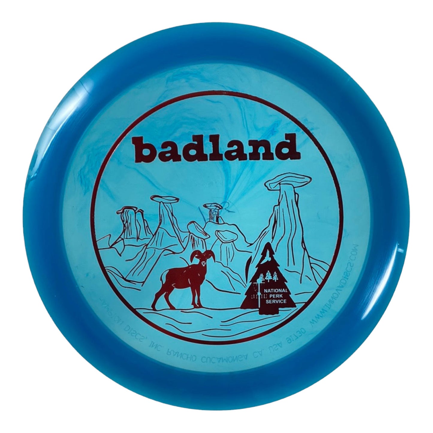 Innova Champion Discs Badland - Beast | Champion | Blue/Red 170g (First Run) 42/50 Disc Golf
