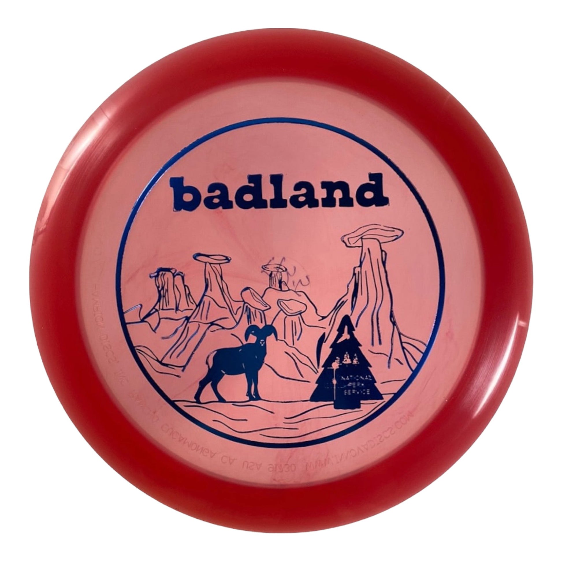 Innova Champion Discs Badland - Beast | Champion | Pink/Blue 175g (First Run) 36/50 Disc Golf