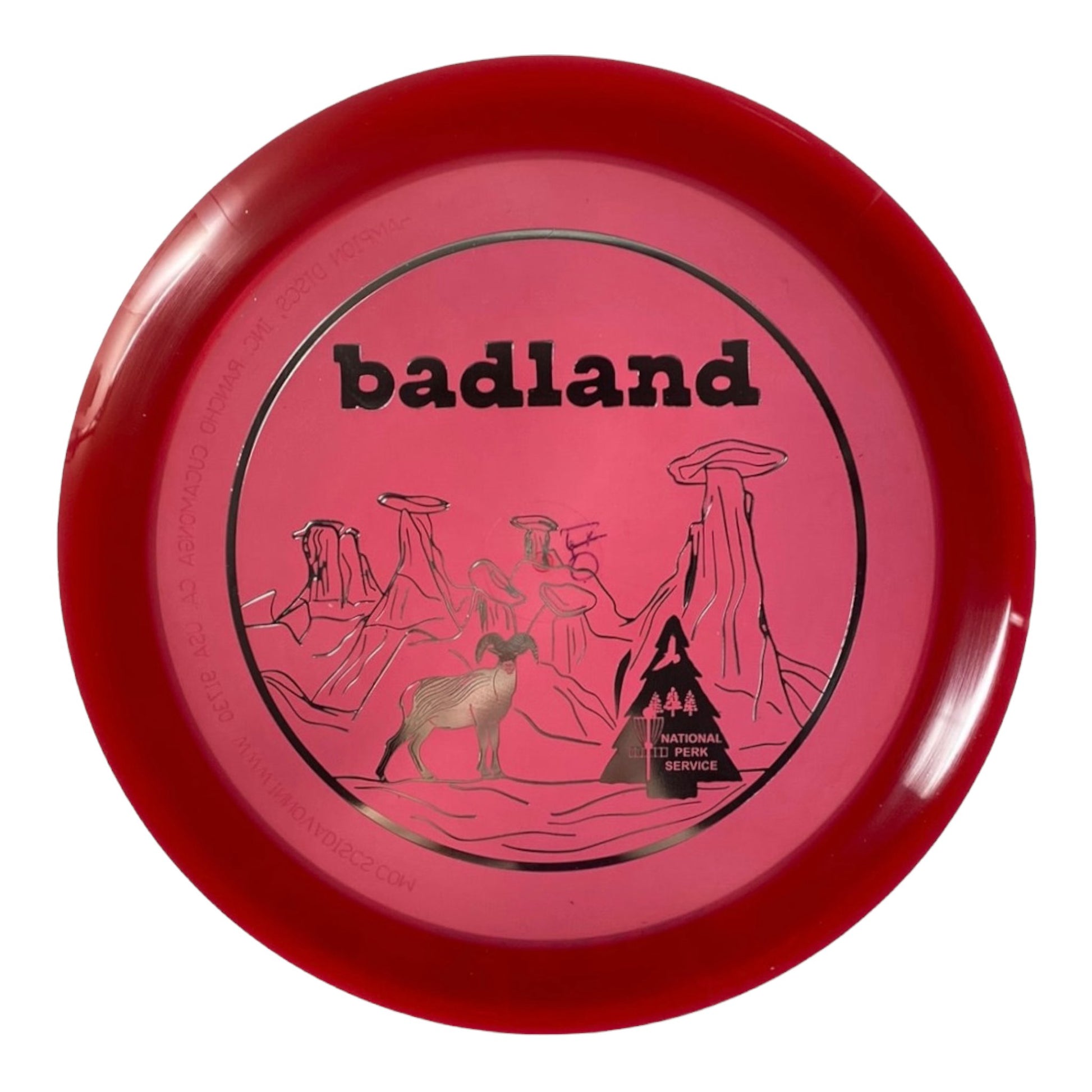 Innova Champion Discs Badland - Beast | Champion | Red/Silver 170g (First Run) 32/50 Disc Golf