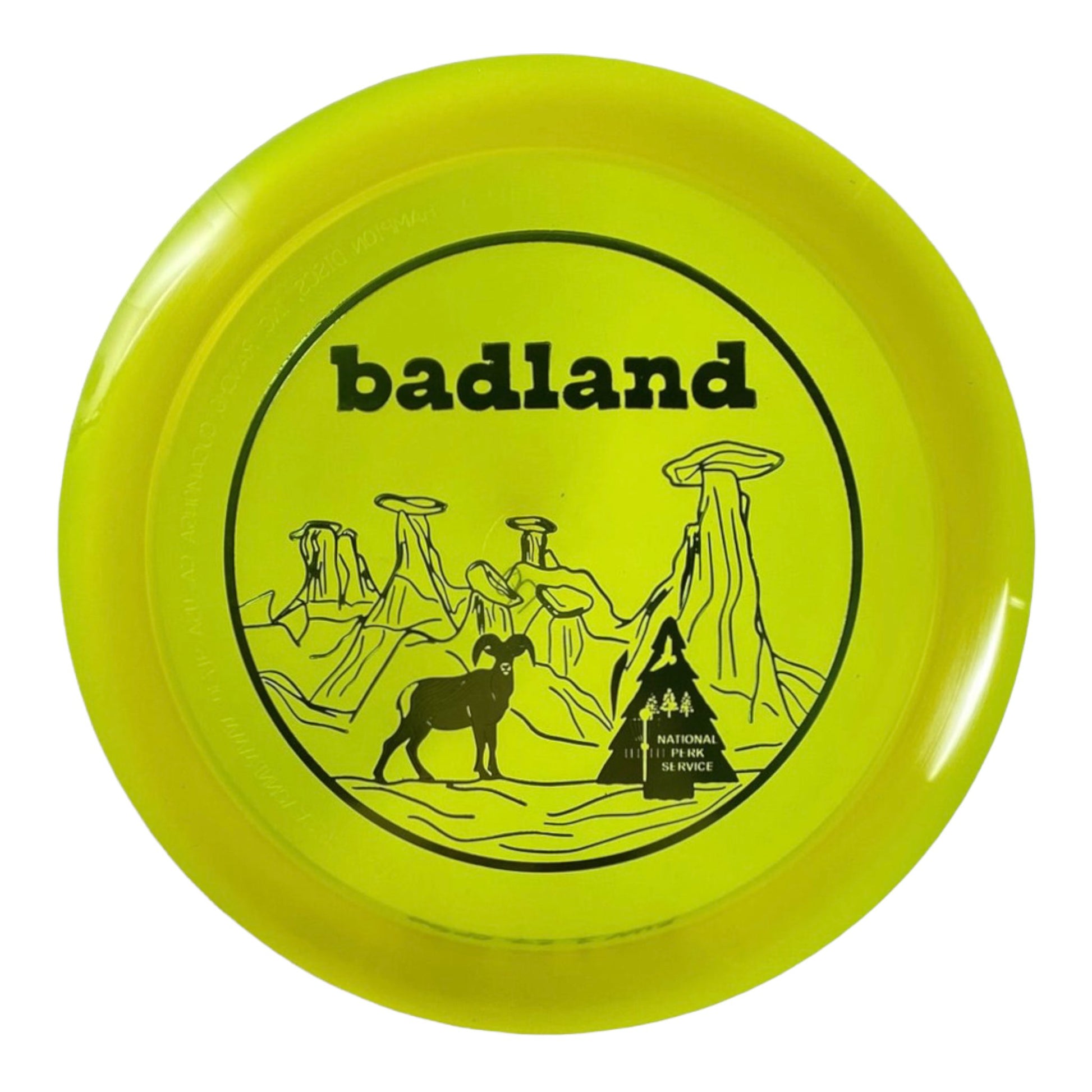 Innova Champion Discs Badland - Beast | Champion | Yellow/Green 170g (First Run) 27/50 Disc Golf