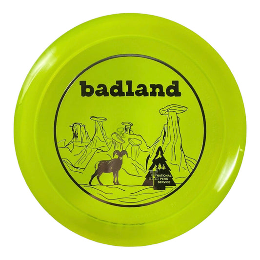 Innova Champion Discs Badland - Beast | Champion | Yellow/Silver 170g (First Run) 31/50 Disc Golf