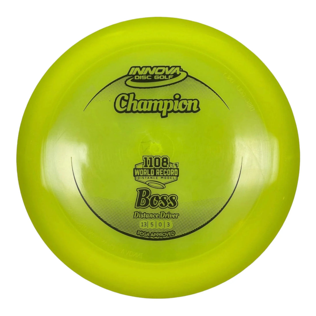 Innova Champion Discs Boss | Champion | Yellow/Black 175g Disc Golf