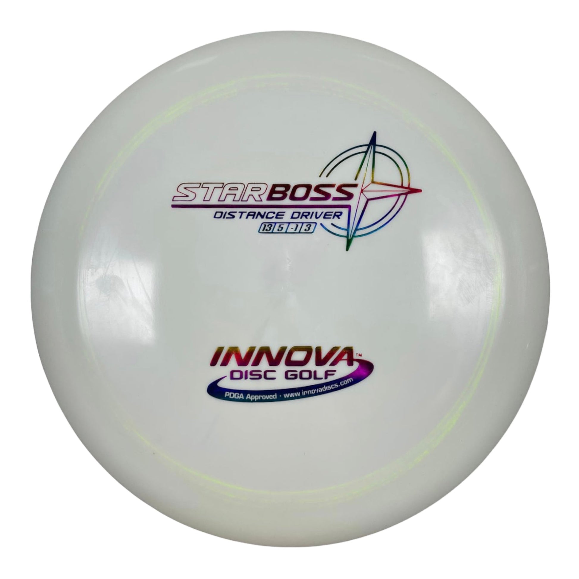 Innova Champion Discs Boss | Star | White/Rainbow 169g Disc Golf