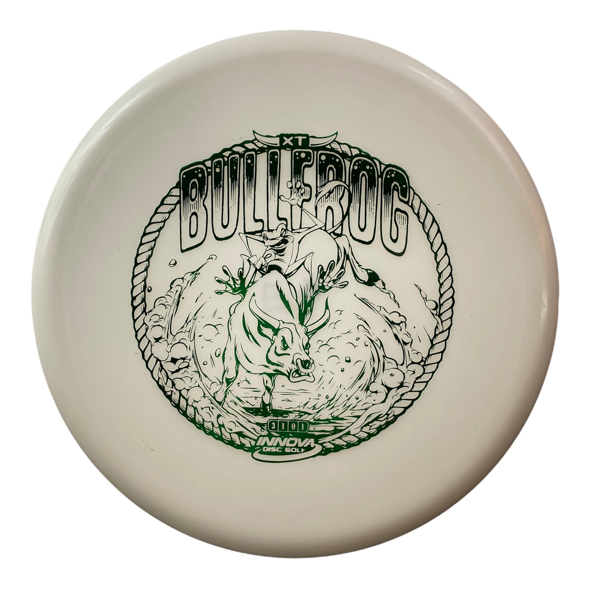 Innova Champion Discs Bullfrog | XT | White/Green 171g Disc Golf