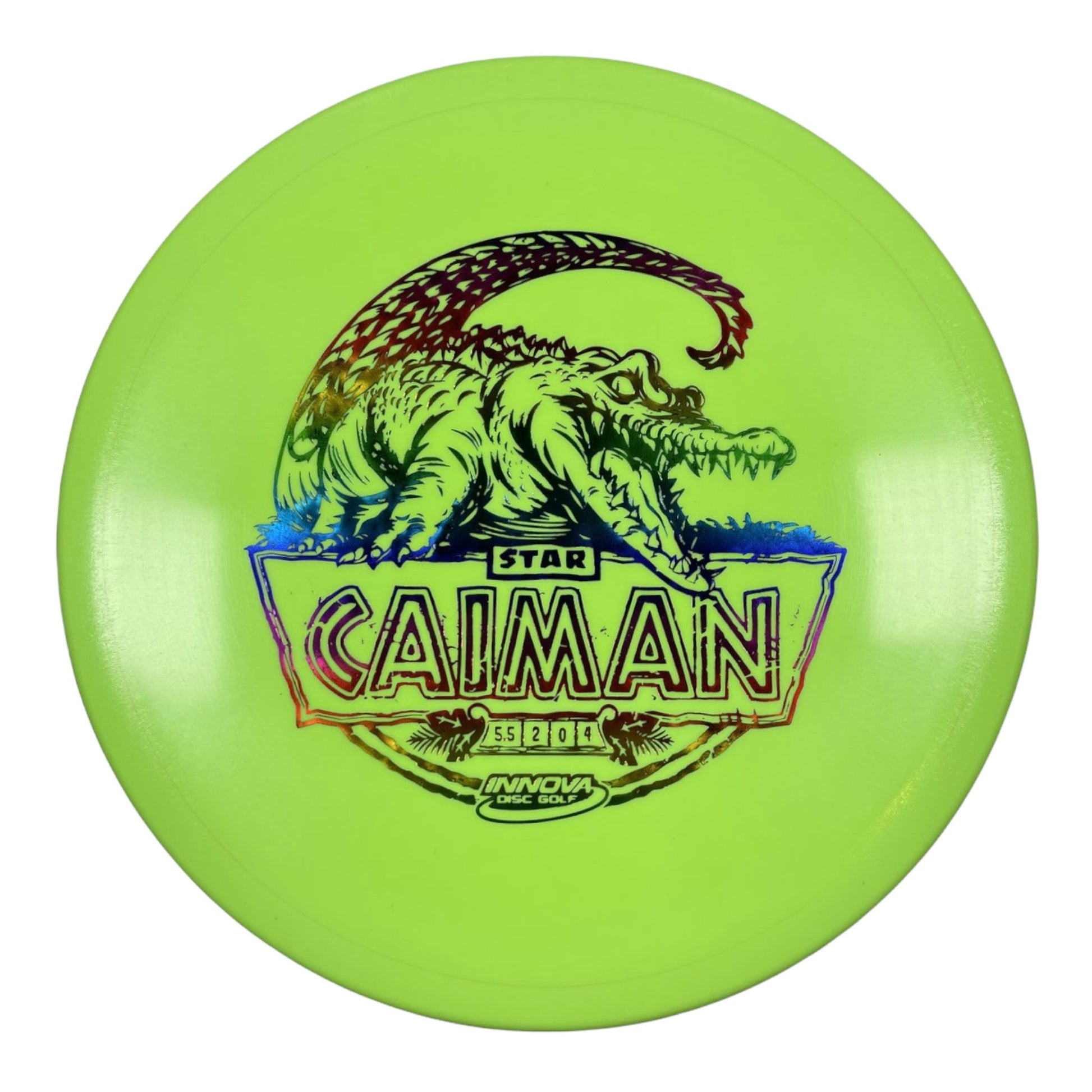 Innova Champion Discs Caiman | Star | Green/Rainbow 170-172g Disc Golf