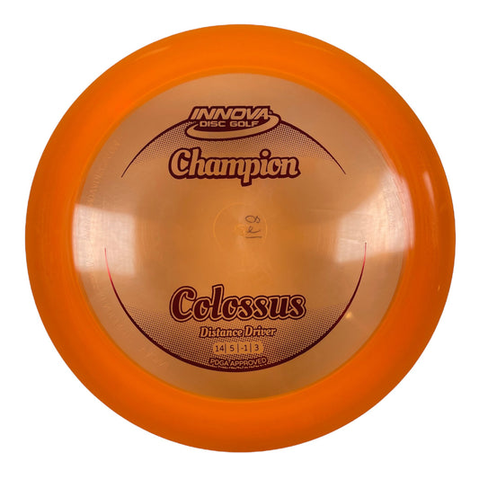 Innova Champion Discs Colossus | Champion | Orange/Red 168g Disc Golf