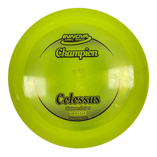 Innova Champion Discs Colossus | Champion | Yellow/Bronze 170-175g Disc Golf