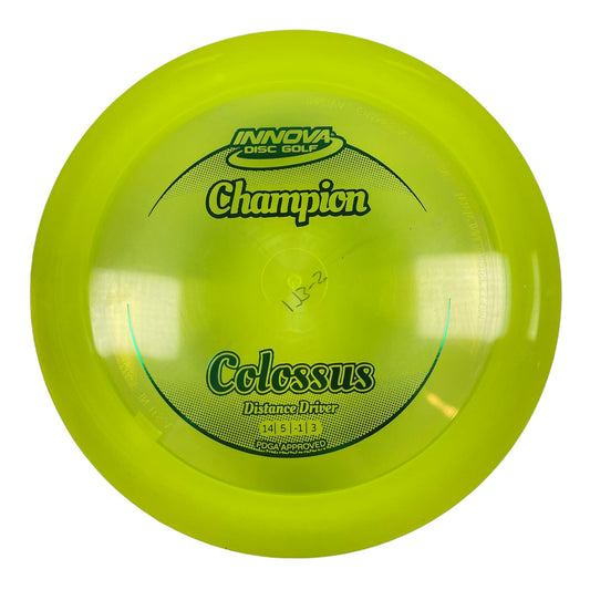 Innova Champion Discs Colossus | Champion | Yellow/Green 174g Disc Golf