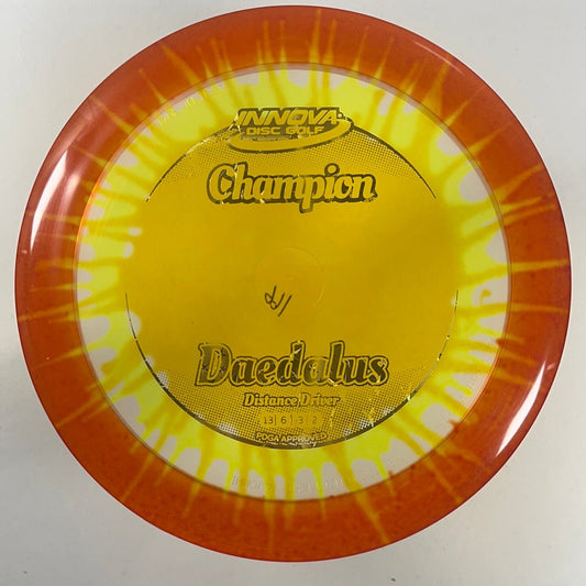 Innova Champion Discs Daedalus | Champion I-Dye | Orange/Gold 166g Disc Golf