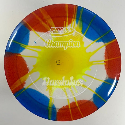 Innova Champion Discs Daedalus | Champion I-Dye | Yellow/White 171g Disc Golf