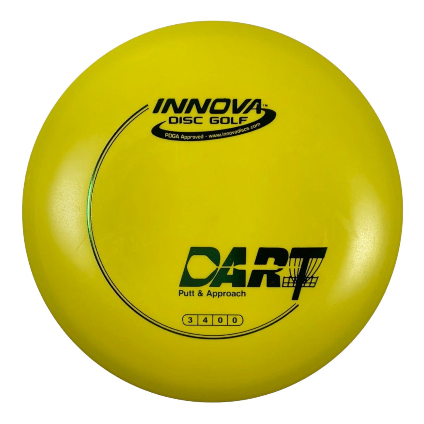 Innova Champion Discs Dart | DX | Yellow/Green 165g Disc Golf