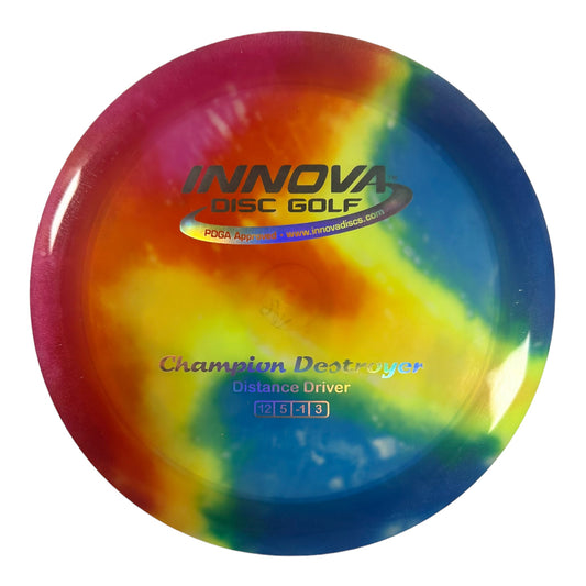 Innova Champion Discs Destroyer | Champion I-Dye | Rainbow/Holo 168g Disc Golf
