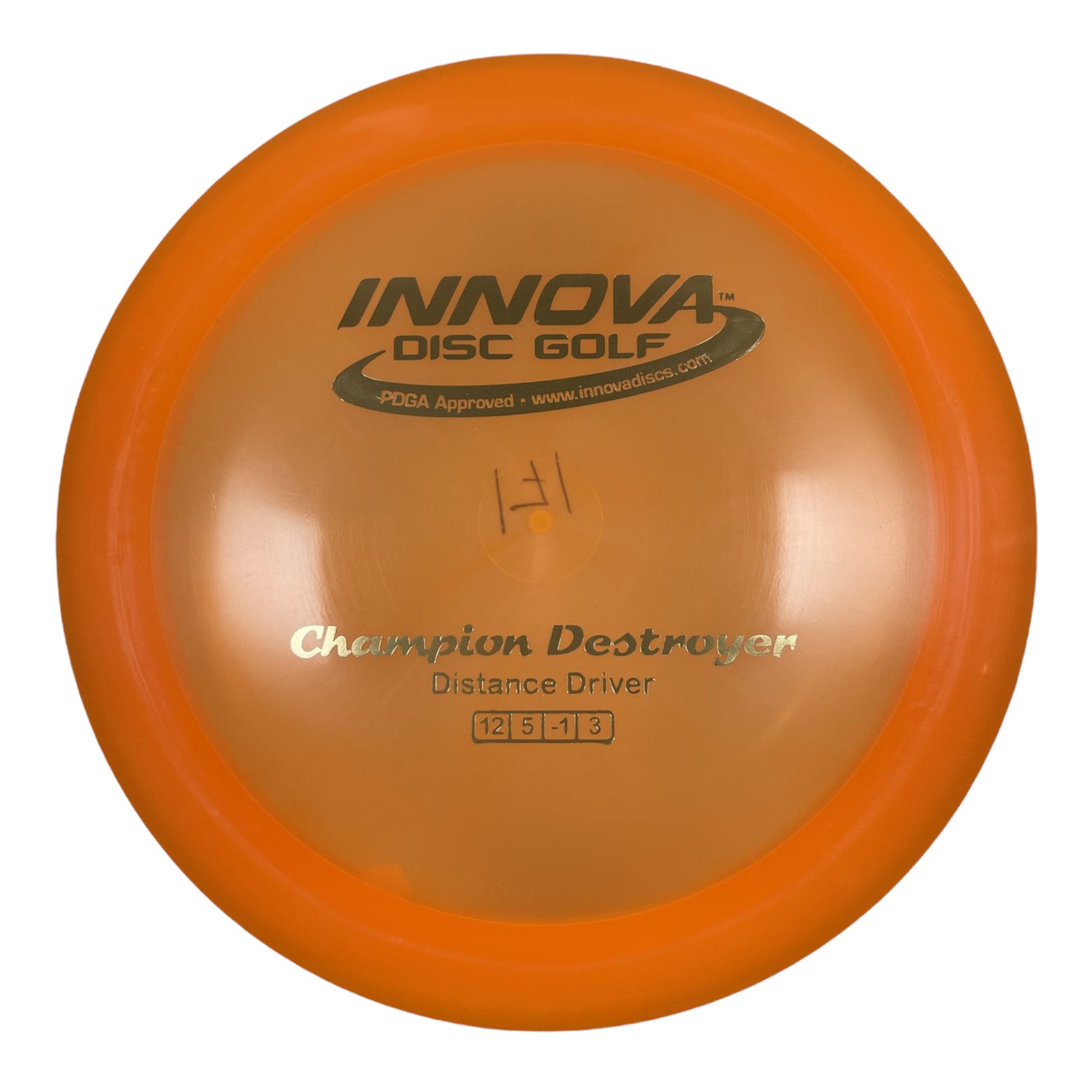 Innova Champion Discs Destroyer | Champion | Orange/Gold 171g Disc Golf