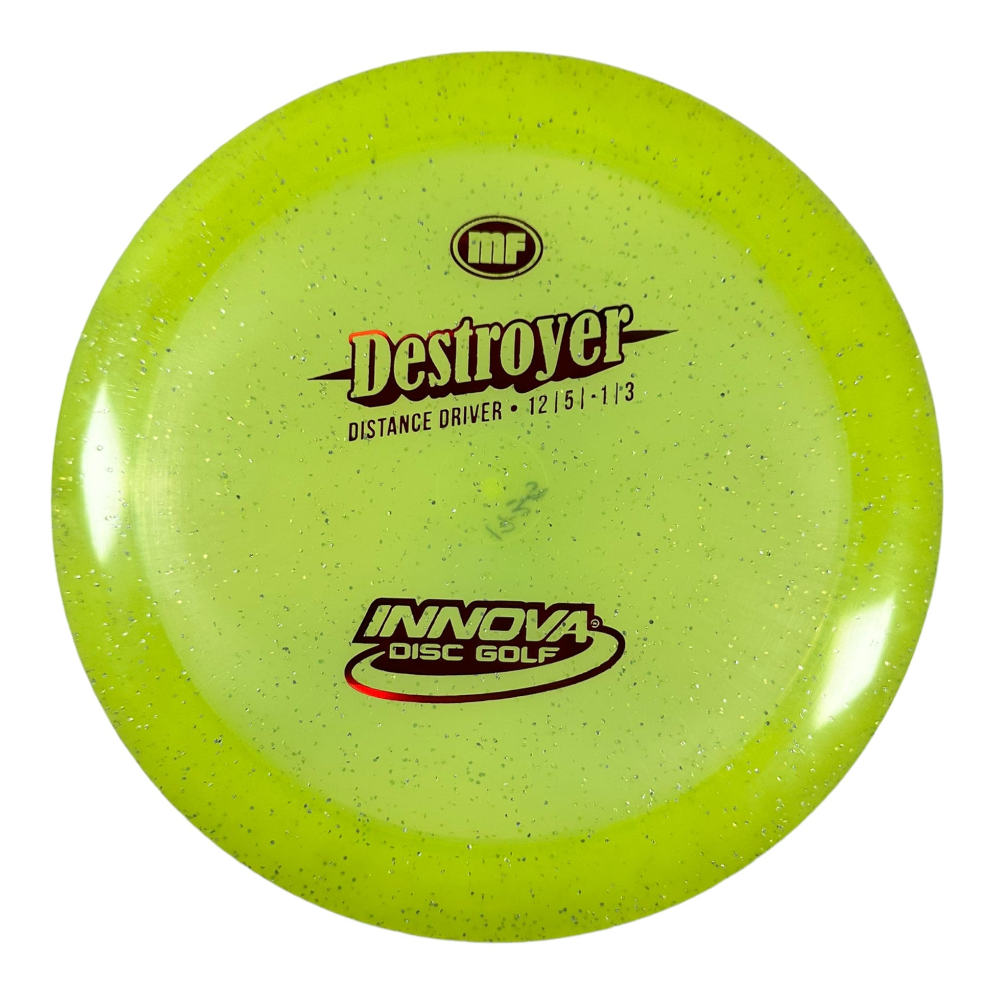 Innova Champion Discs Destroyer | Metal Flake | Yellow/Red 173g Disc Golf