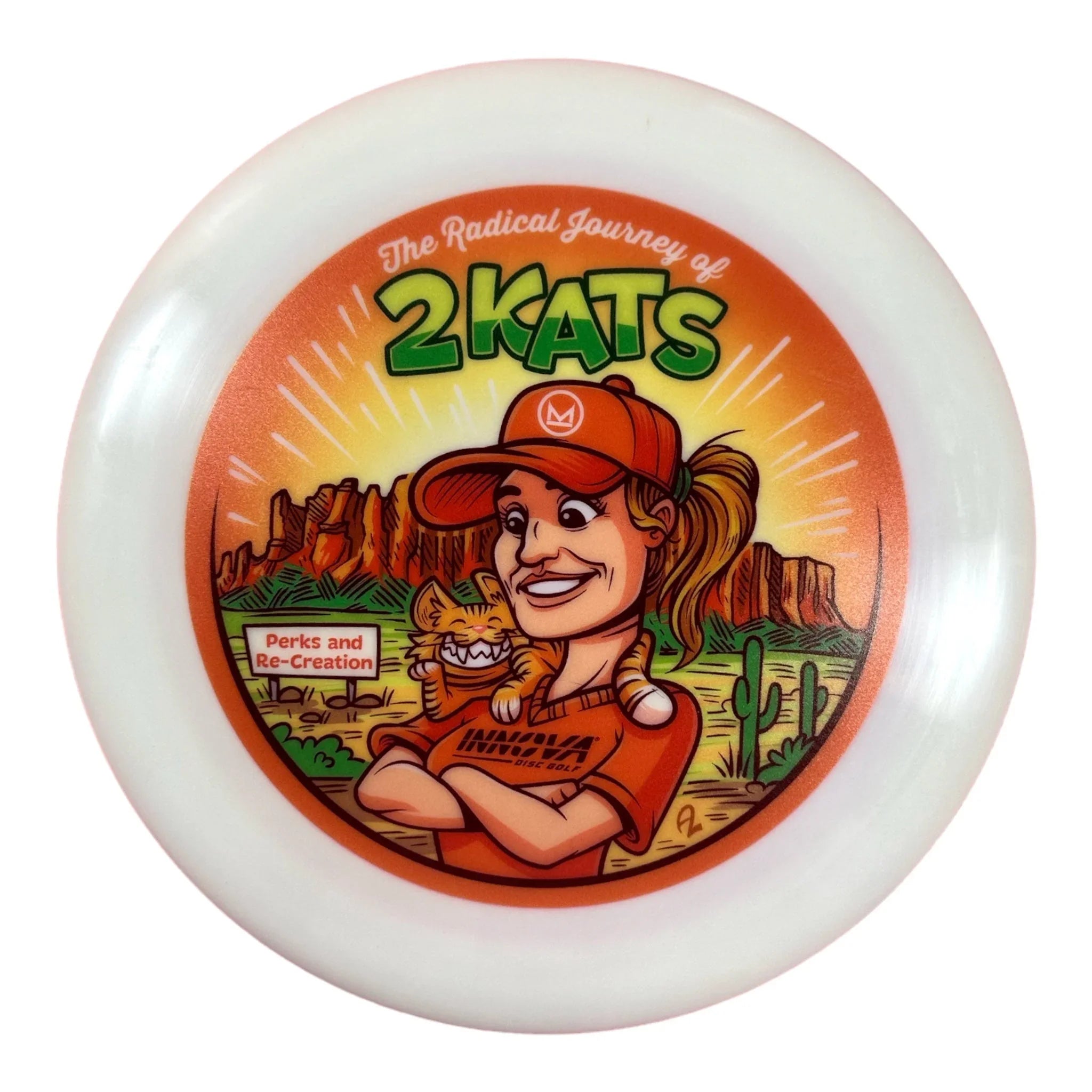 Innova Champion Discs Destroyer | InnVision Star | White/Graphic 173g (Kat Mertsch) Disc Golf