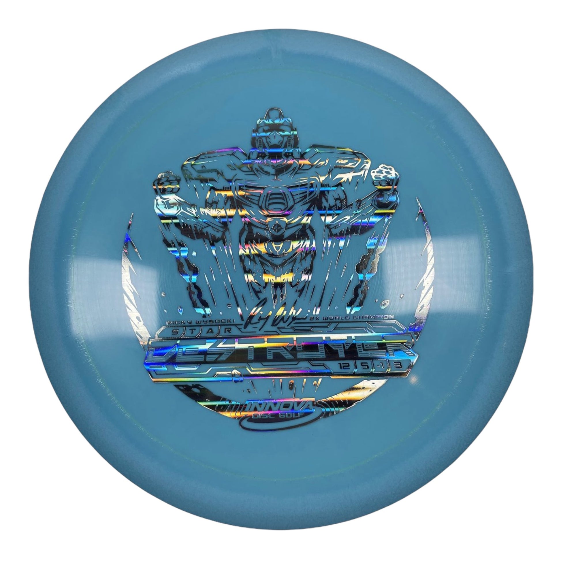 Innova Champion Discs Destroyer | Star | Blue/Holo 166g (Sockibot) Disc Golf