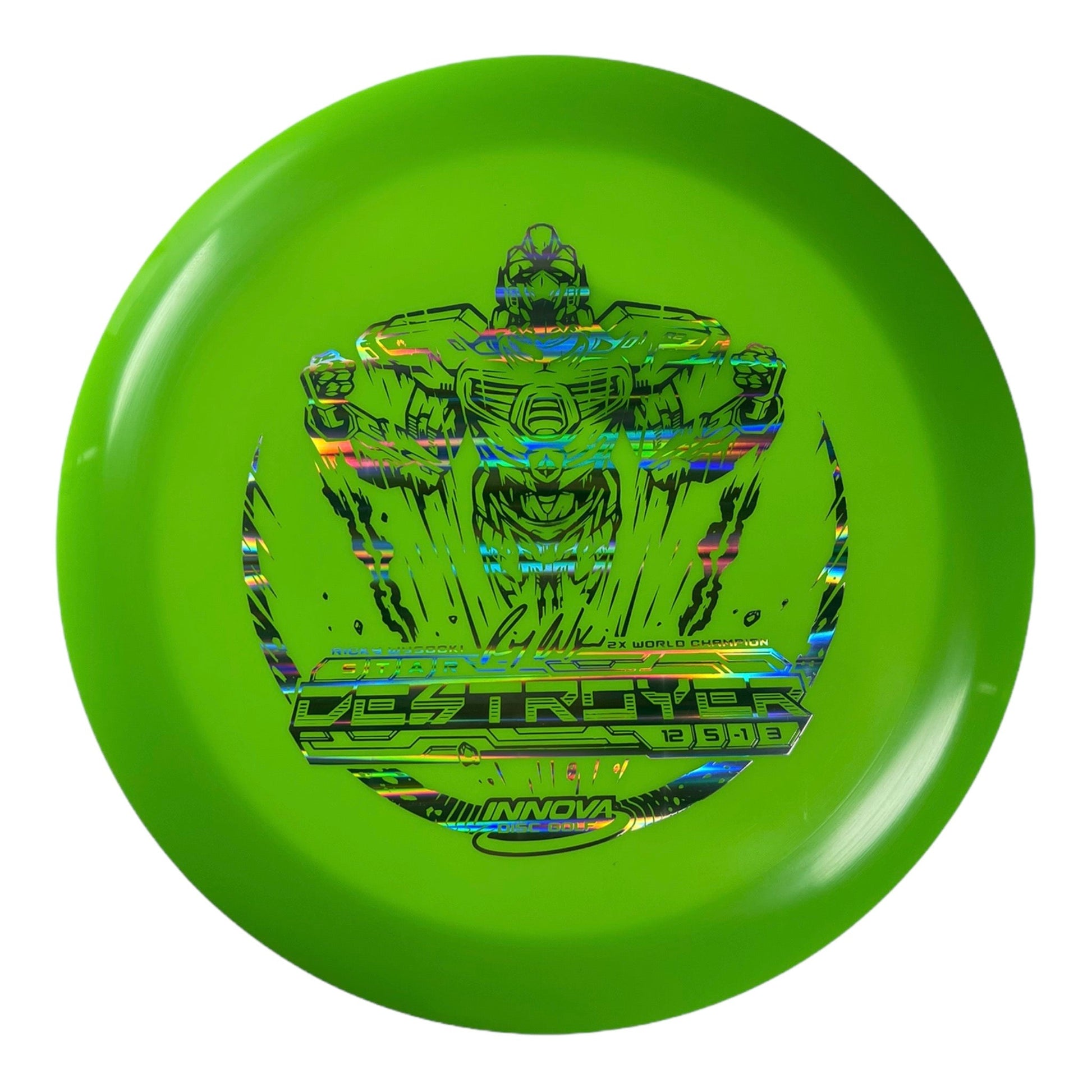 Innova Champion Discs Destroyer | Star | Green/Holo 171-172g (Sockibot) Disc Golf