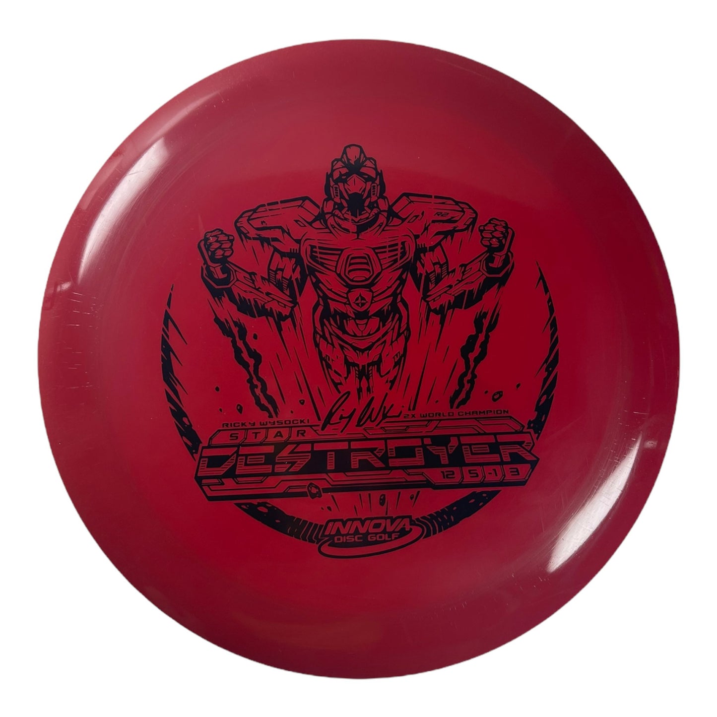 Innova Champion Discs Destroyer | Star | Red/Black 174g (Sockibot) Disc Golf