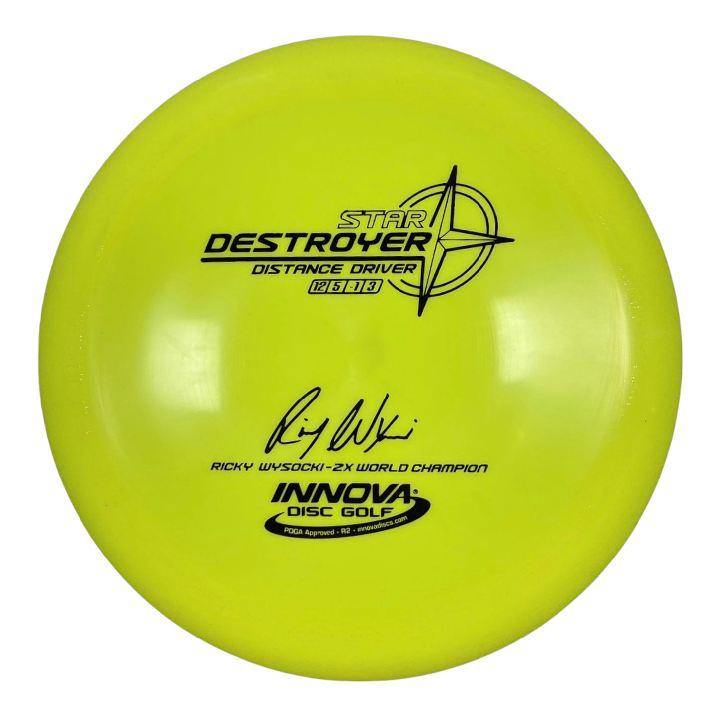 Innova Champion Discs Destroyer | Star | Yellow/Black 168g (Ricky Wysocki) Disc Golf