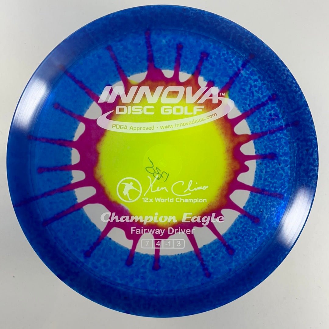 Innova Champion Discs Eagle | Champion I-Dye | Blue/White 173g Disc Golf