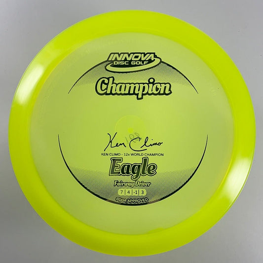 Innova Champion Discs Eagle | Champion | Yellow/Stripes 168g Disc Golf